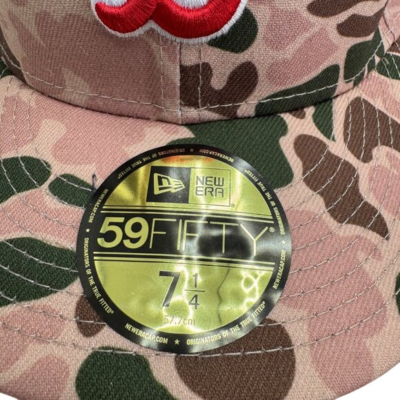 New Era Boston Red Sox 2004 World Series Side Patch 59Fifty Fitted Hat 7 1/4 NWT - Picture 3 of 9